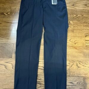 Mango Men's Dark Navy Suit Pants